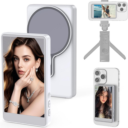 Pantalla magnética Selfie Vlog - Monitor Trasero para iphone y Android